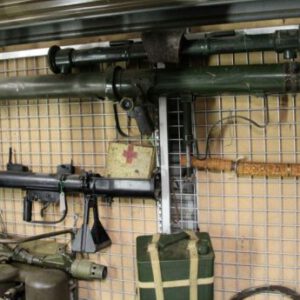 Some of the weapons seized from Lugarno.
