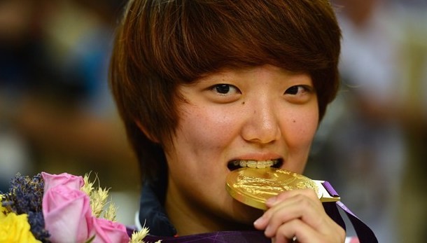 "Desperately wanted gold": Kim Jiangmi knows the sweet taste of victory.