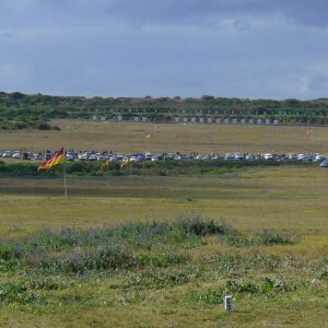 Good crowds still turn out to Anzac Range, which remains under threat.
