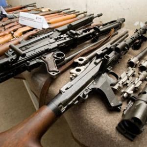 A man has been jailed over the largest collection of weapons seized in Germany since WWII.