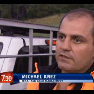 Michael Knez, a pro shooter featured on the ABC program, believes new hunting laws will stop him working.