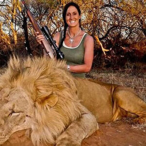 Melissa Bachman sparked outrage when she posted this photo of herself with the male lion she took in South Africa. It also prompted a balanced argument from one South African commentator who pointed out the facts.