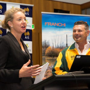 Nationals Senator for Victoria and Olympic gold medallist Michael Diamond at the inaugural Parliamentary Friends of Shooting event.