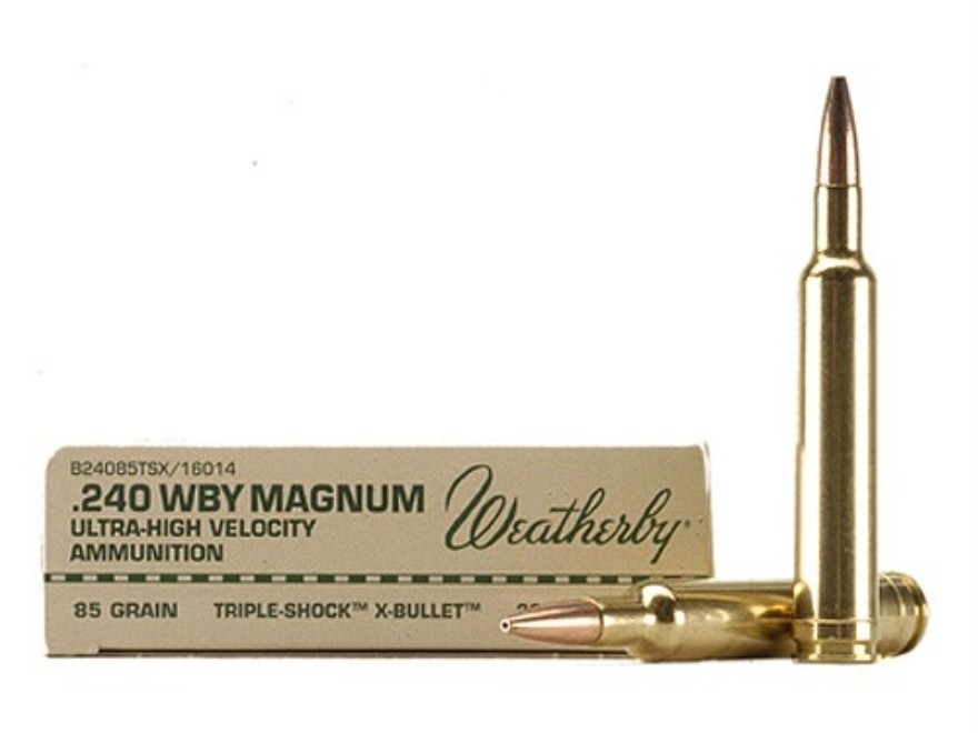 .240 Weatherby Cartridges