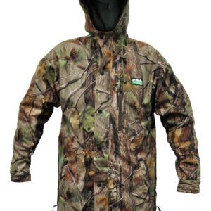 Both incorporate  a waterproof membrane making them wind and water resistant.