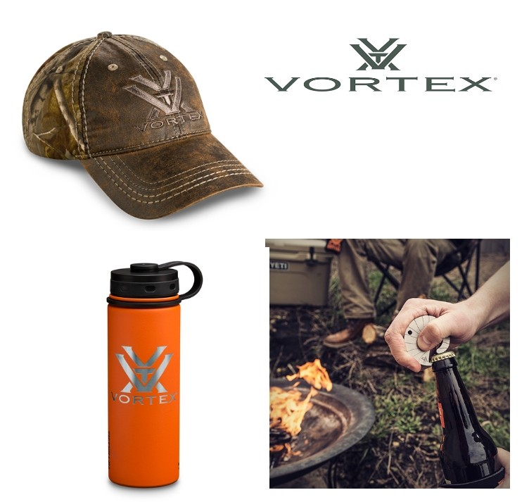 Hunter's Diary Monthly Winner wins Vortex-branded merchandise.