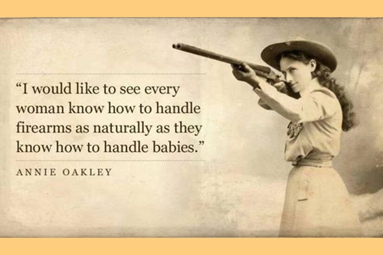 Annie Oakley was an exceptional shooter and smart businesswoman.