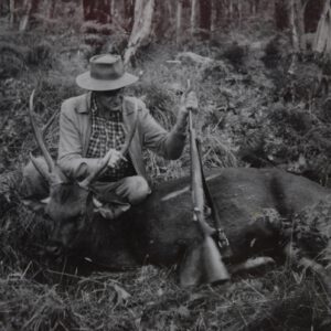 Barasingha stag shot by Len Richardson