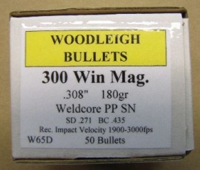 Woodleigh .300 Win. Mag. 180gn PP SN