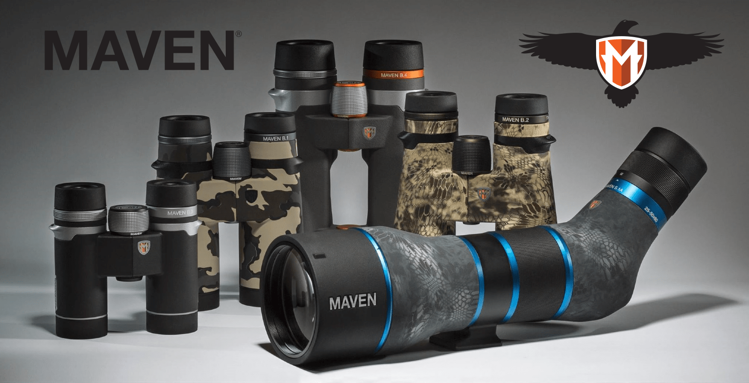 A small selection of the range of Maven Optics, new to Australia.