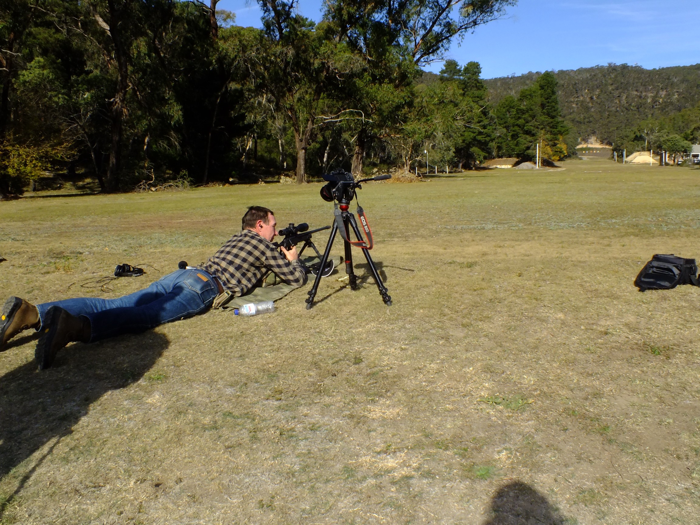 One-time sportingshooter.com.au web editor Mick Matheson had a crack, in between filming the event for OSA. Watch out for it here.