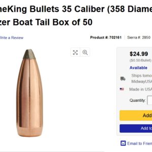 Sierra 225gn Spitzer Boattail