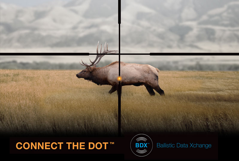 Sig Sauer BDX reticle illustrated