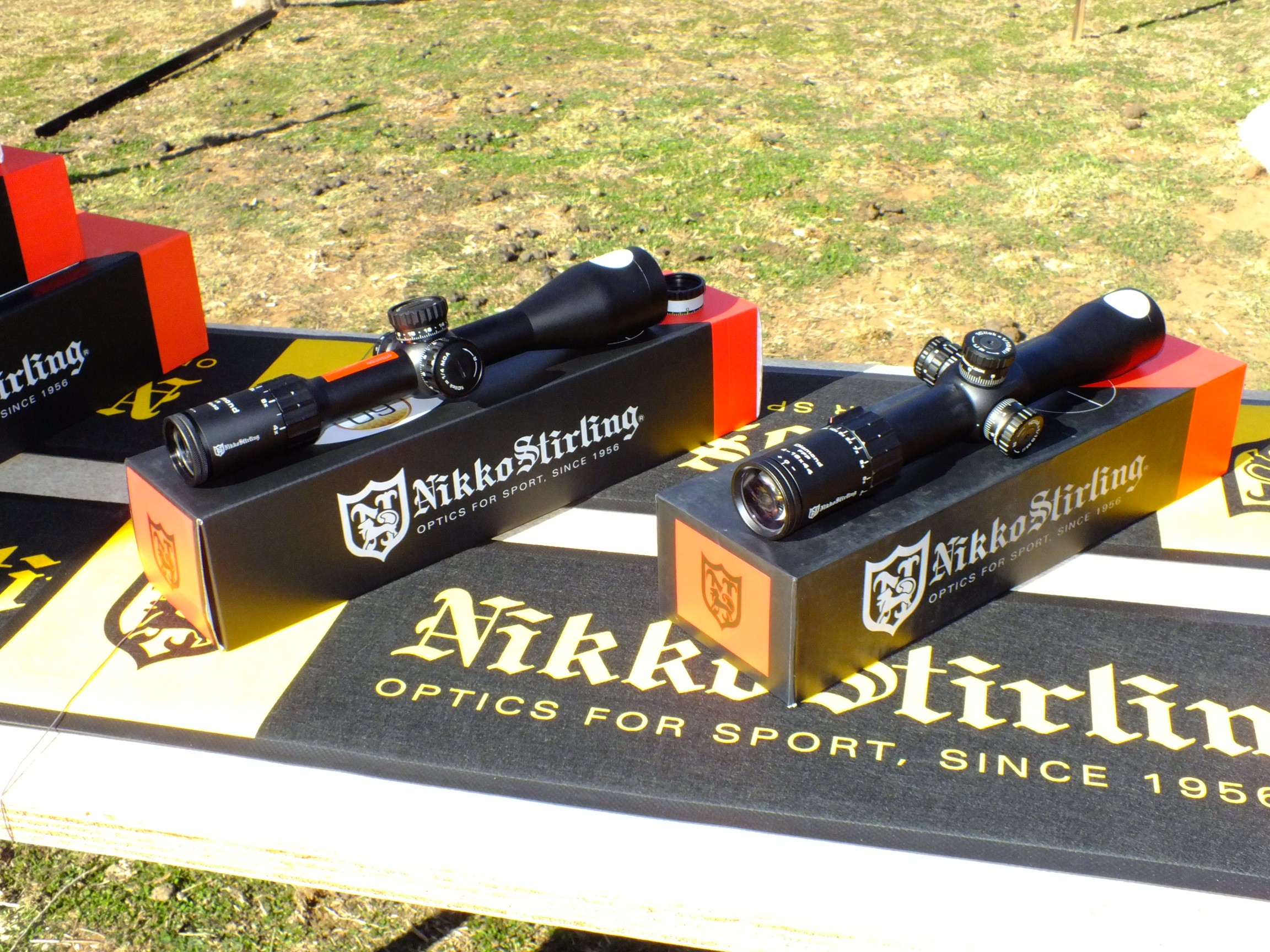 New Nikko Stirling scopes on display at Rifle Range