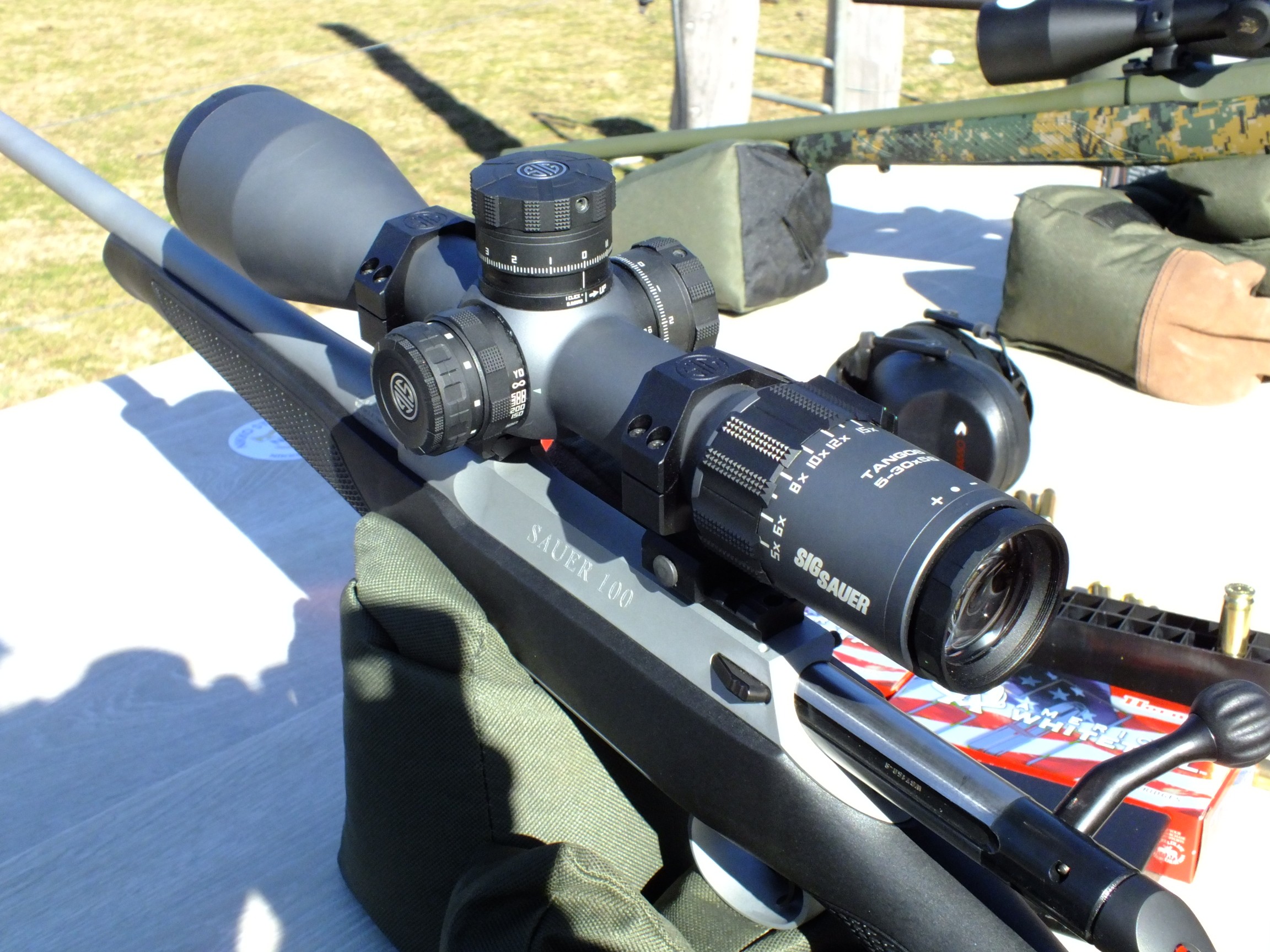 Sig Sauer Tango Riflescope on a Sauer 100 Silver Cerakote