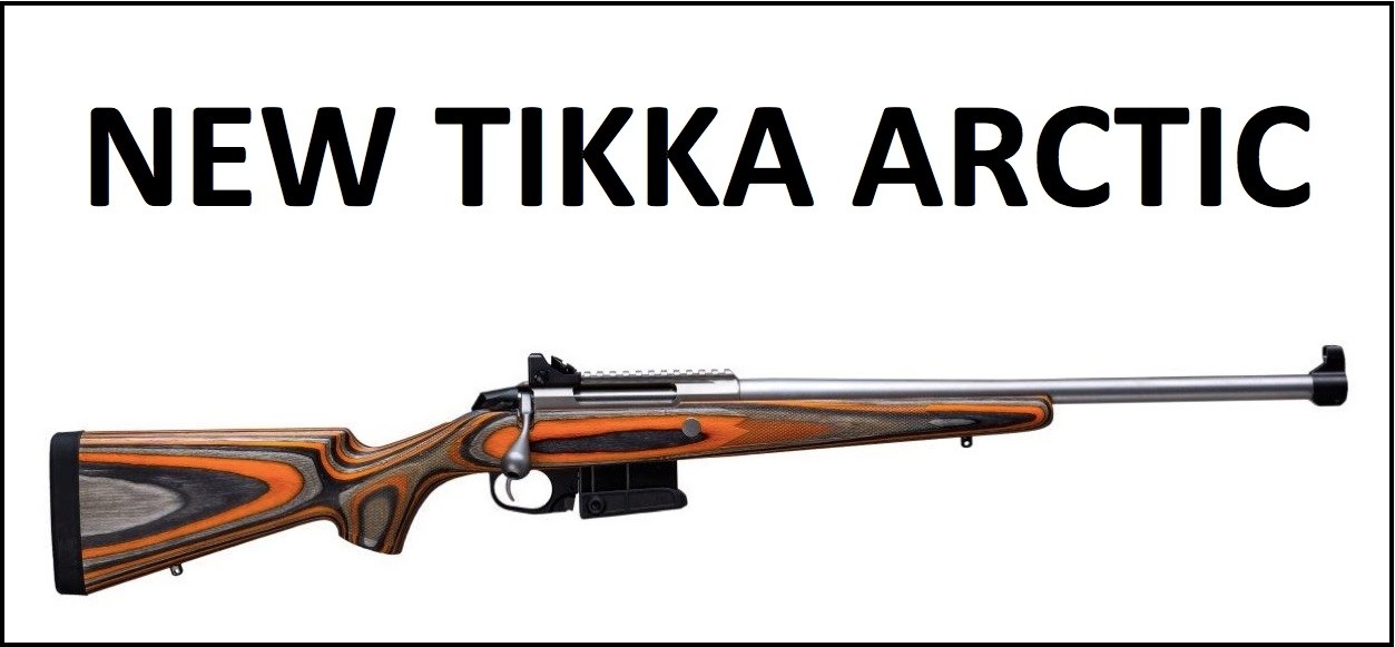 Tikka T3X Arctic in laminae stock civilian configuration. Canadian Rangers are now equipped with these rugged, weatherproof rifles.