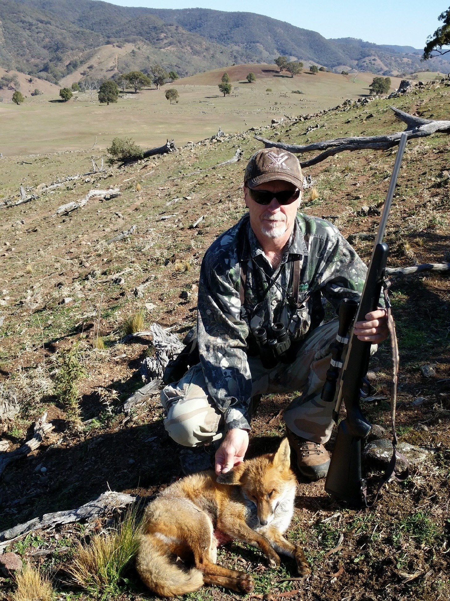 Stuart and the master class fox, whistled in from 500 metres. He came in likle an arrow.