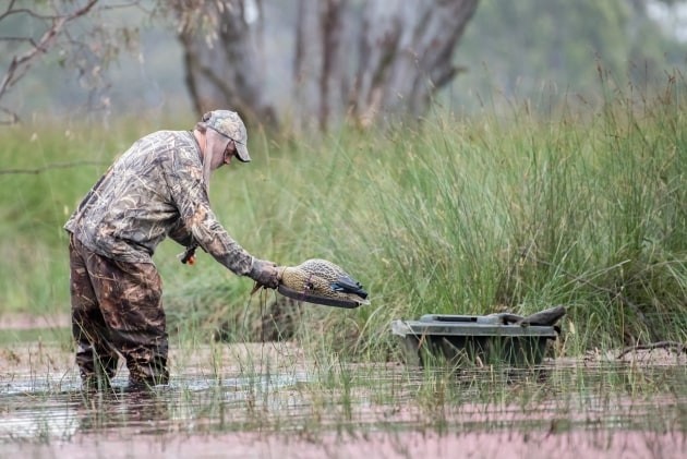 Duck hunting afficianado