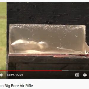 Ballistic Gelatin Penetration