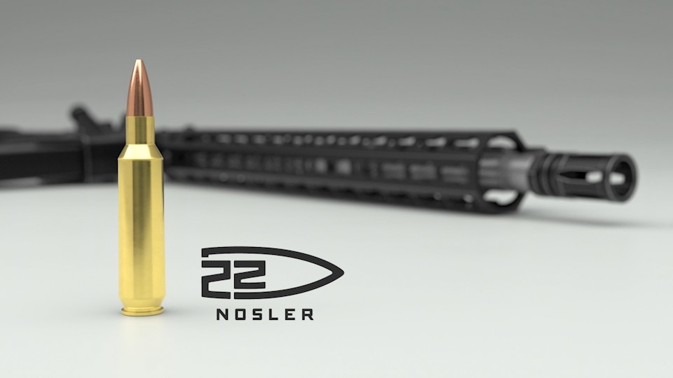 22 Nosler cartridge