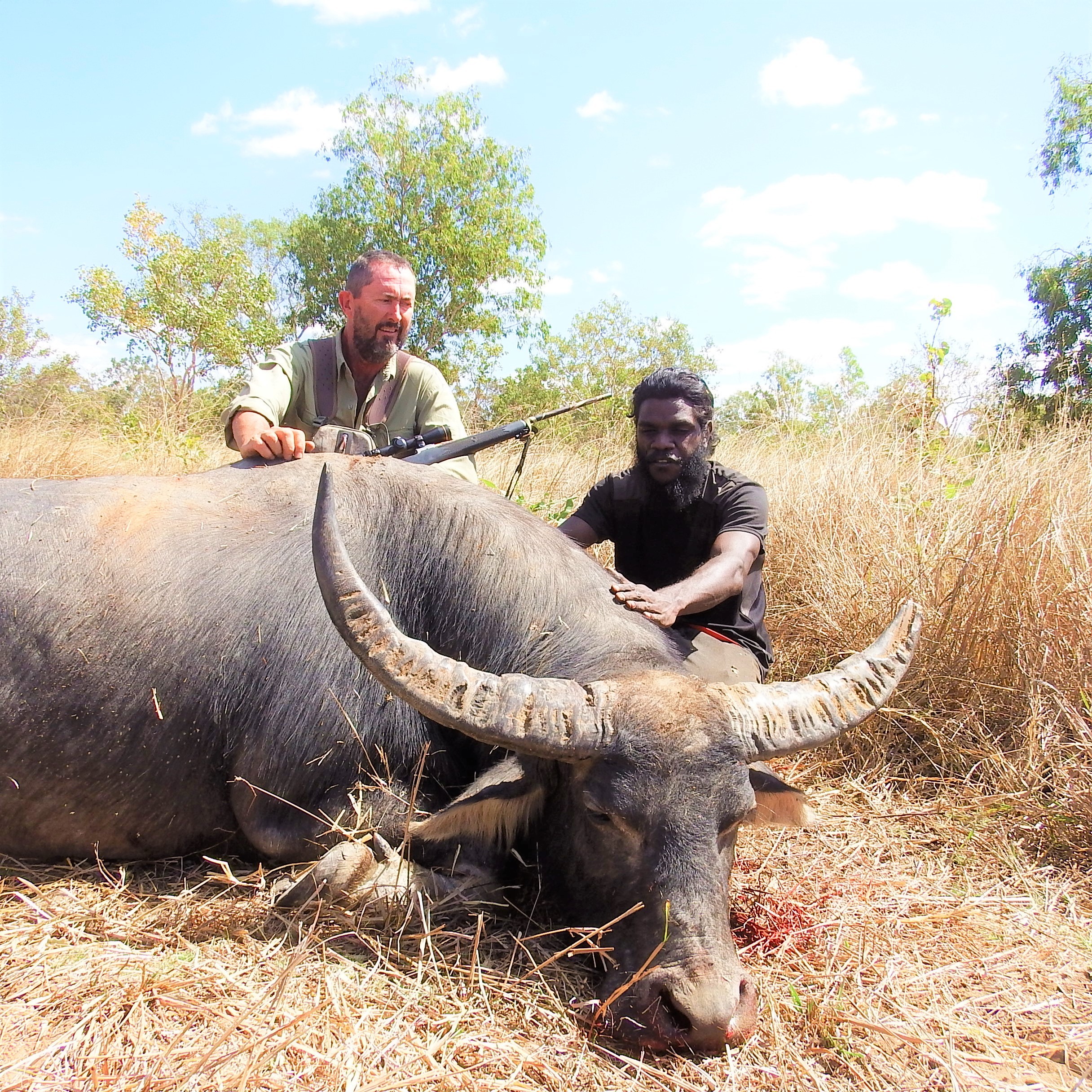 Ross helped guide Bingo onto this bull.