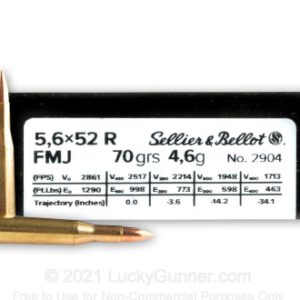 S&B 5.6x52mm ammunition