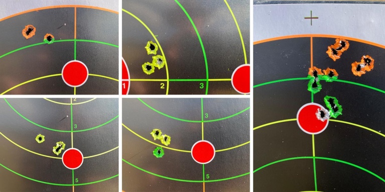 Weatherby Vanguard accuracy testing targets