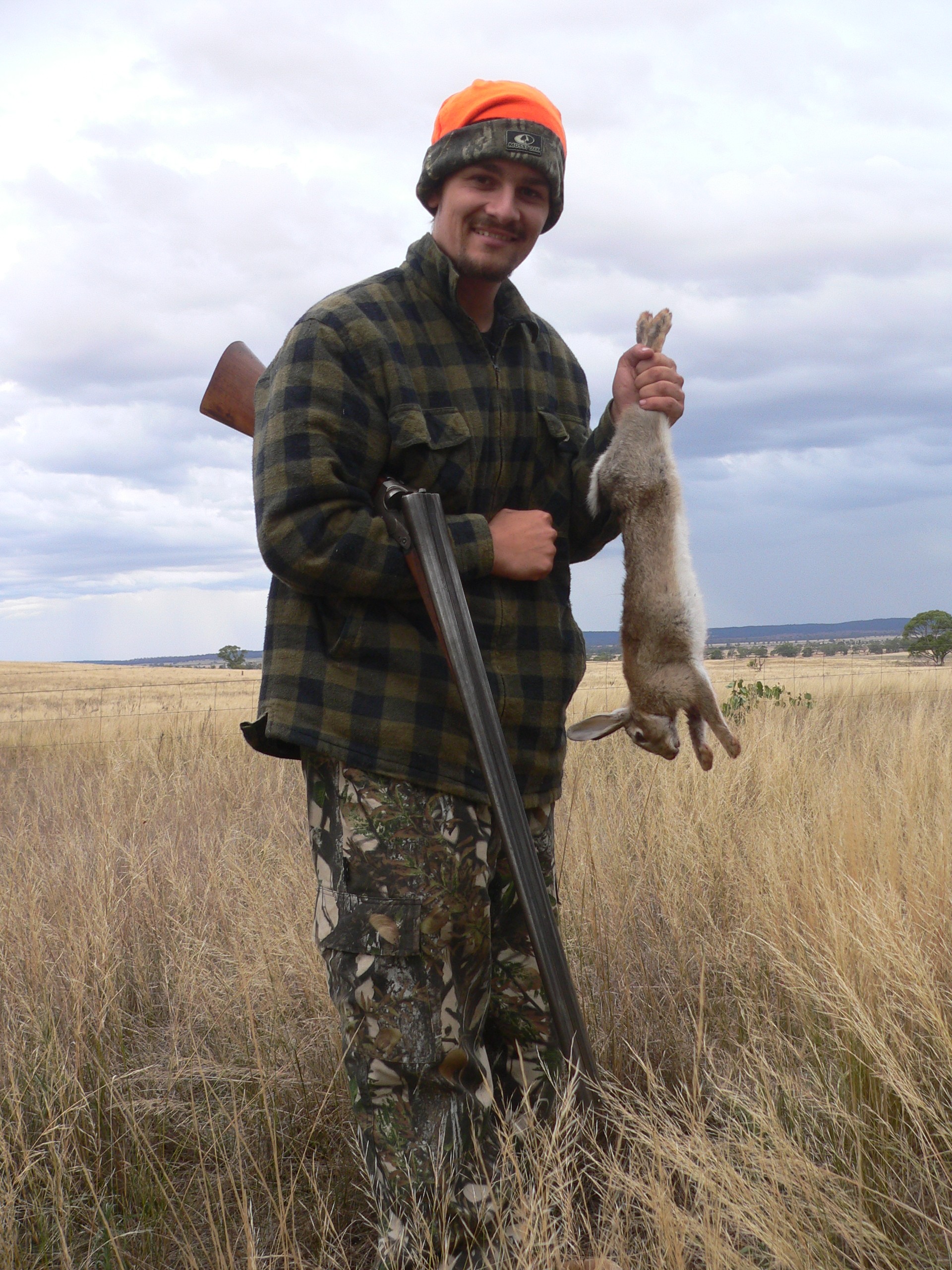 A rabbit that ran towards the whistle.