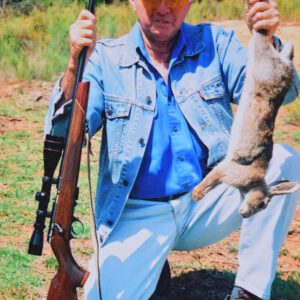 The Weatherby Mark XXII is one of the nicest .22 rimfire rifles of all time. Barreled action was made by Anschutz and stocked in American walnut by Weatherby.
