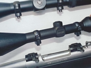 Quick release scope mounts