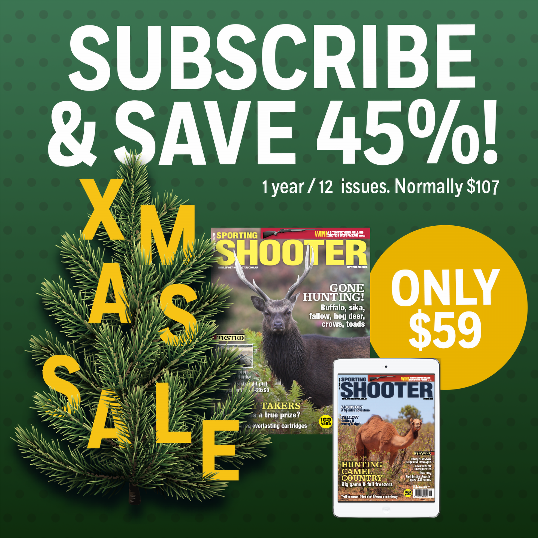 Bargain! Sporting Shooter for $5 an issue